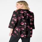 Plus Size Juliet Lace Trim Button-Down Shirt image number null