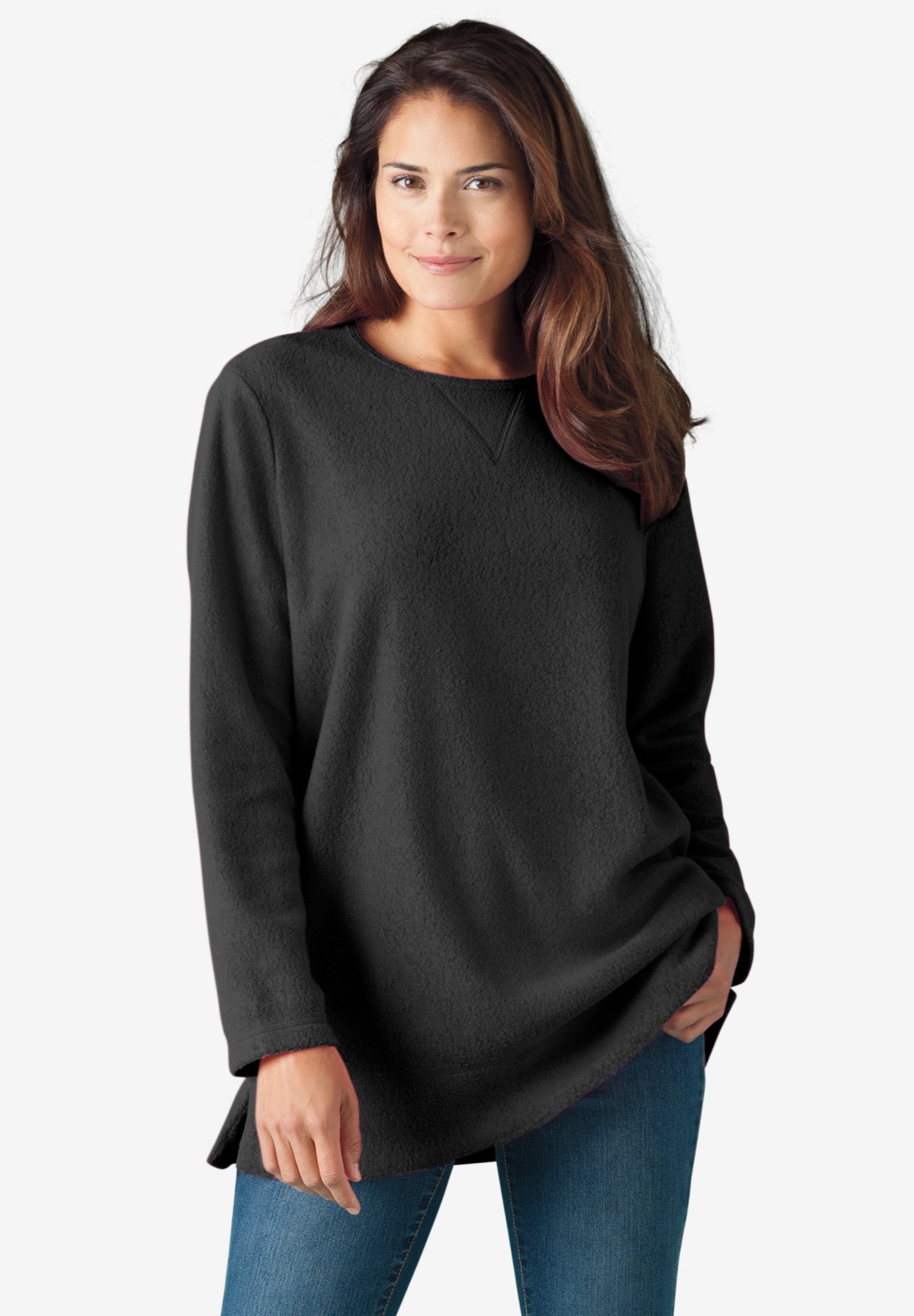 Crewneck Ultra Soft Sherpa Sweatshirt image number 0