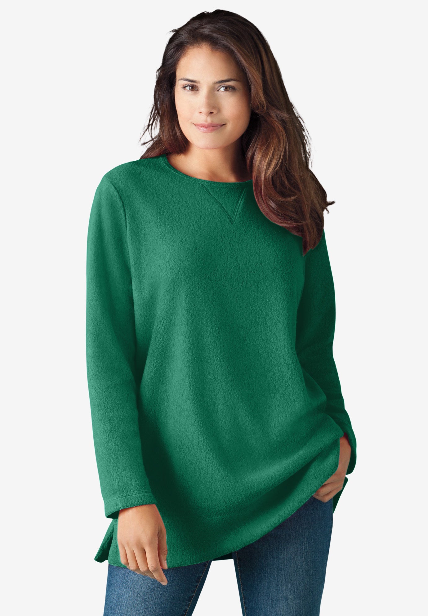 Crewneck Ultra Soft Sherpa Sweatshirt image number 0