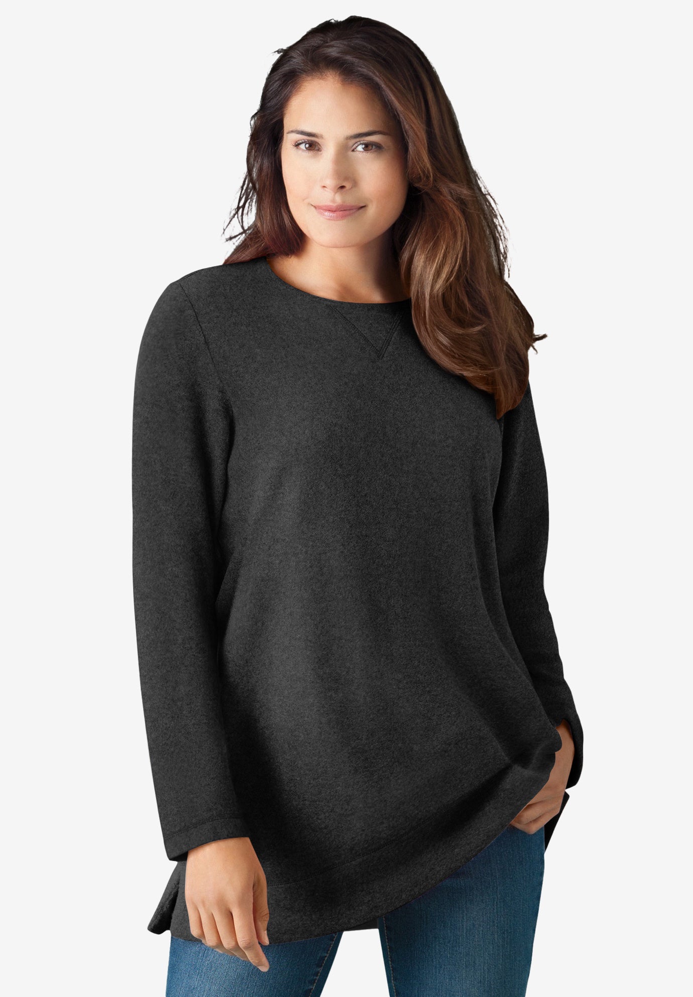 Crewneck Ultra Soft Sherpa Sweatshirt image number 0