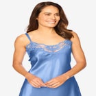 The Luxe Satin Short Peignoir Set image number null