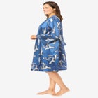 The Luxe Satin Short Peignoir Set image number null