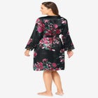 The Luxe Satin Short Peignoir Set image number null