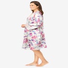 The Luxe Satin Short Peignoir Set image number null