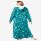 Long Hooded Fleece Sweatshirt Robe image number null