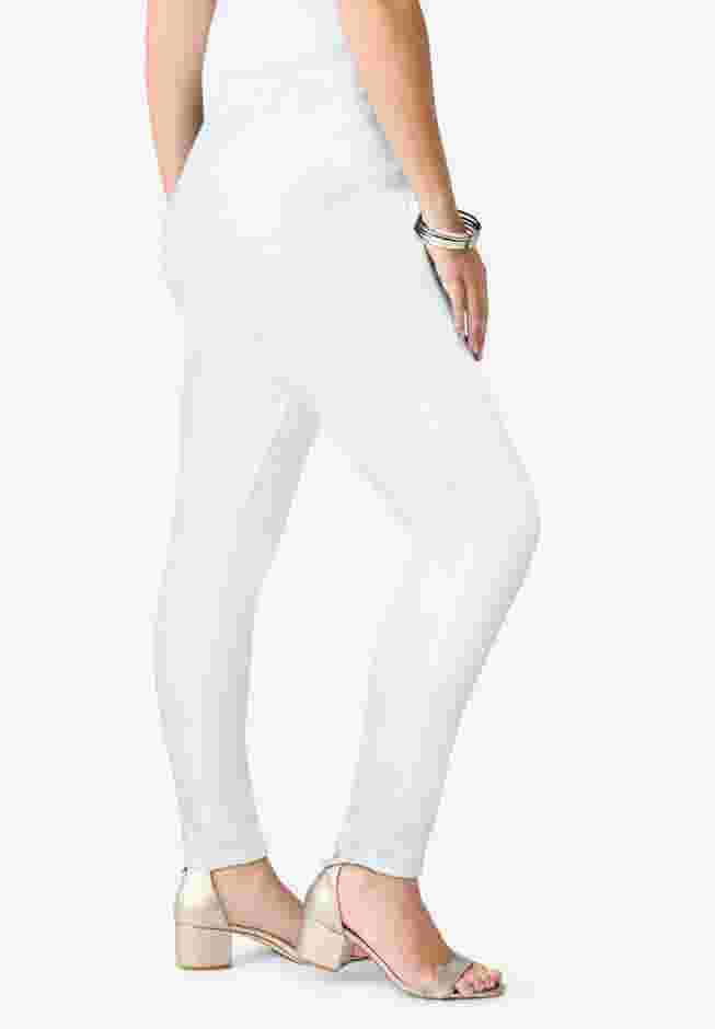 Plus Size Comfort Stretch Slim Leg Jean image number 2