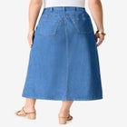 Plus Size Easy-Wear A-Line Skirt image number null