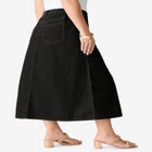 Plus Size Easy-Wear A-Line Skirt image number null