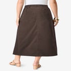 Plus Size Easy-Wear A-Line Skirt image number null