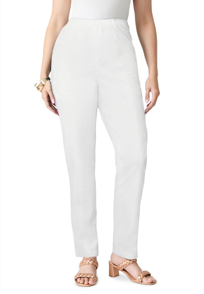 Plus Size Easy-Wear Straight Leg Jean image number 1