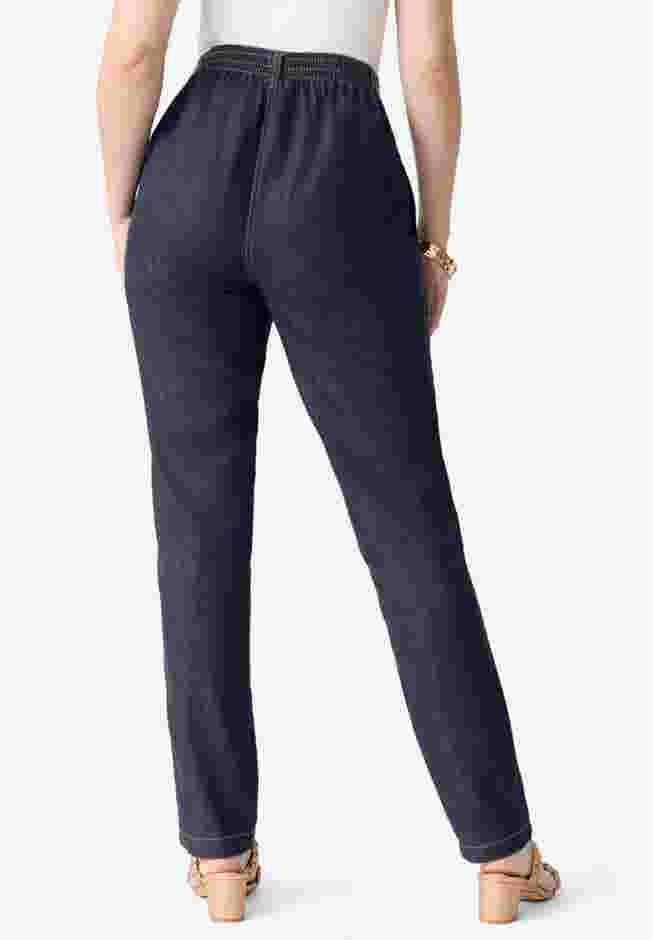 Plus Size Easy-Wear Straight Leg Jean image number 1