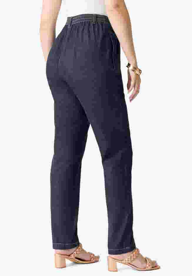 Plus Size Easy-Wear Straight Leg Jean image number 2