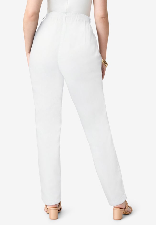 Plus Size Easy-Wear Straight Leg Jean image number 1