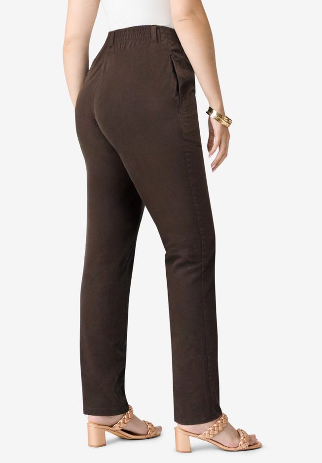 Plus Size Easy-Wear Straight Leg Jean image number 2