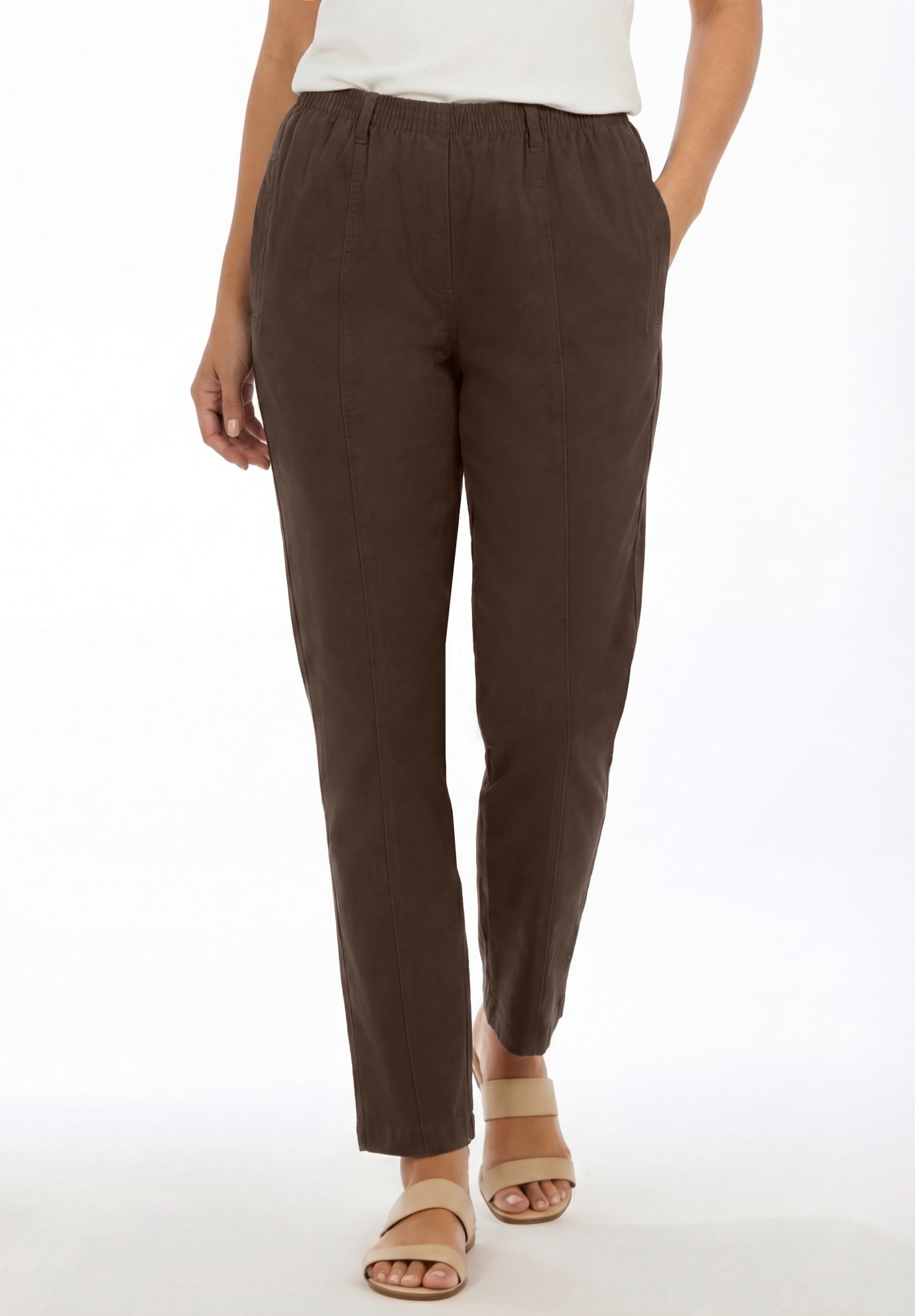 Plus Size Easy-Wear Straight Leg Jean image number 0