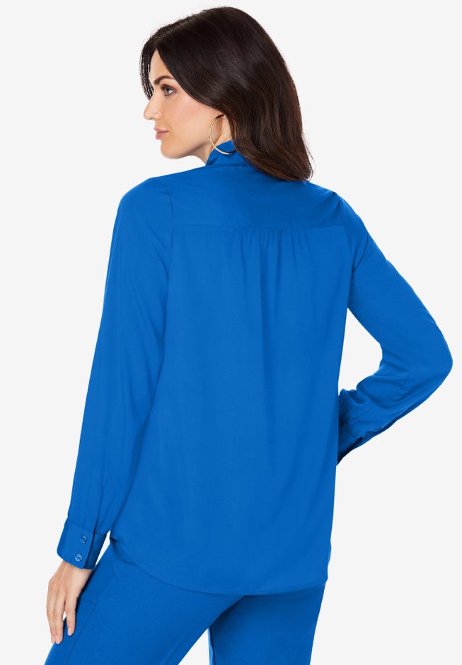 Long Sleeve Bow Blouse image number 1