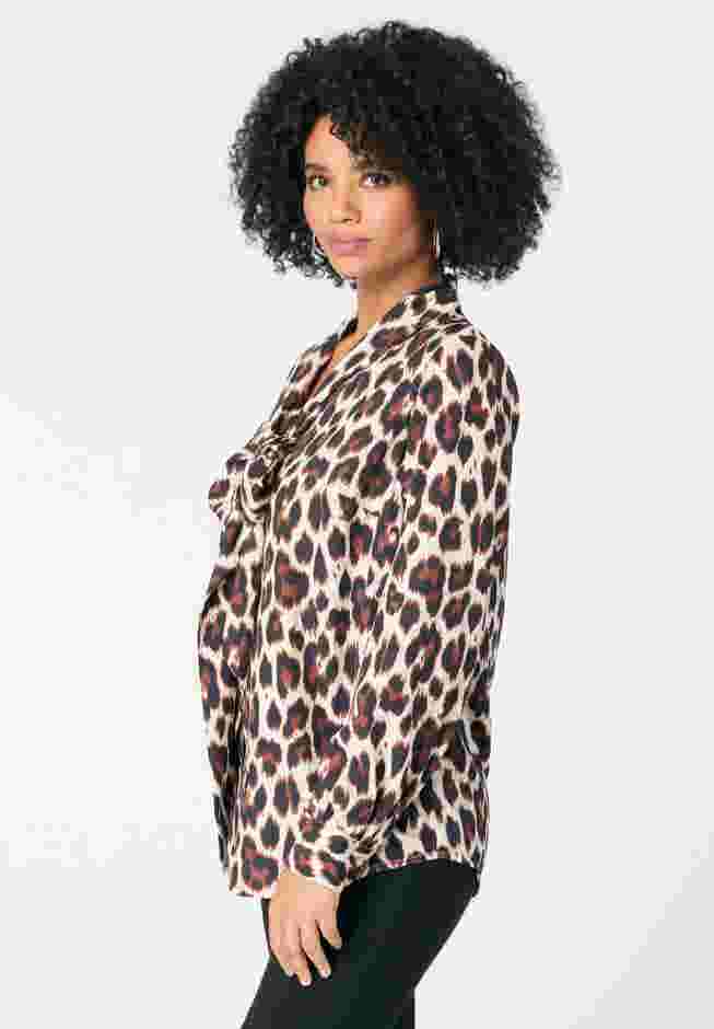 Long Sleeve Bow Blouse image number 2