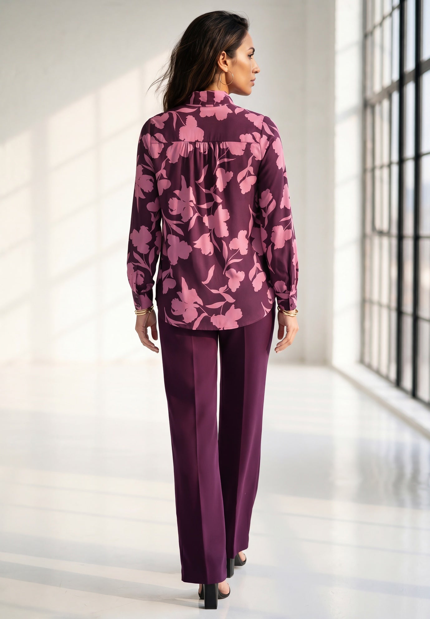 Long Sleeve Bow Blouse image number 1