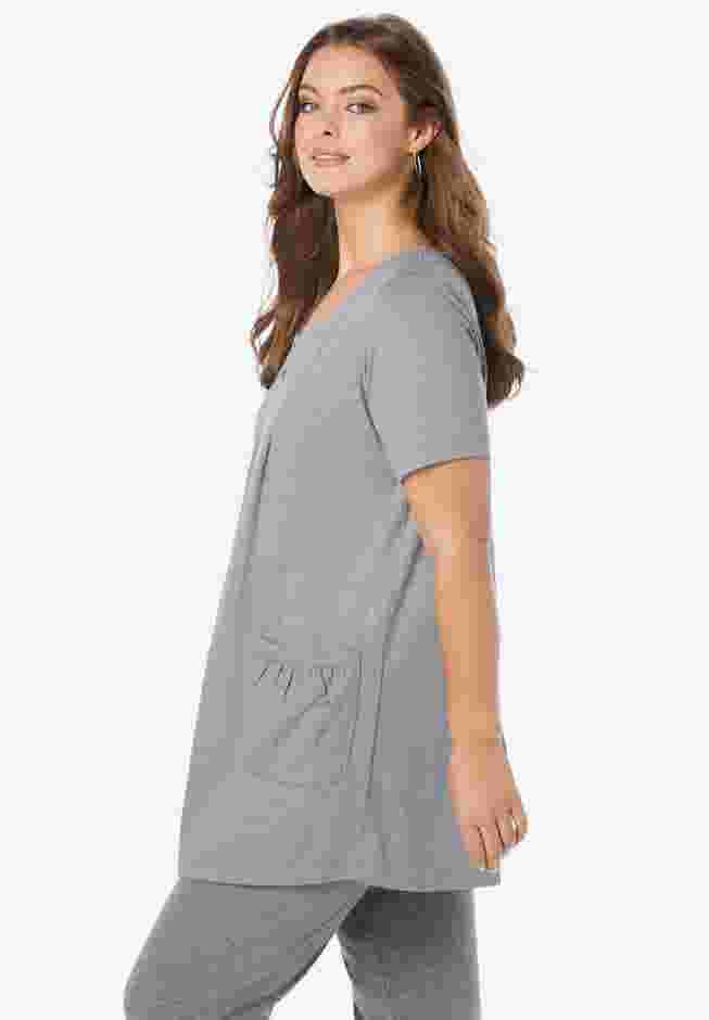 Two Pocket Soft Knit Tunic image number 3