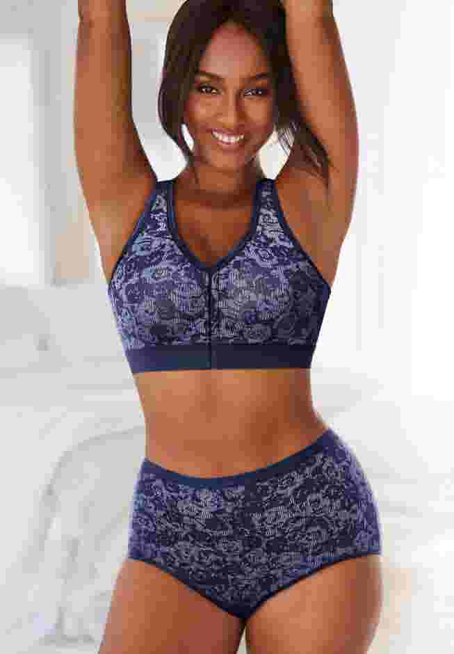 Wireless Back-Close Lounge Bra image number 0