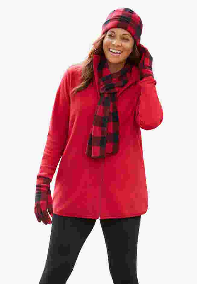 Zip-Front Microfleece Jacket image number 3