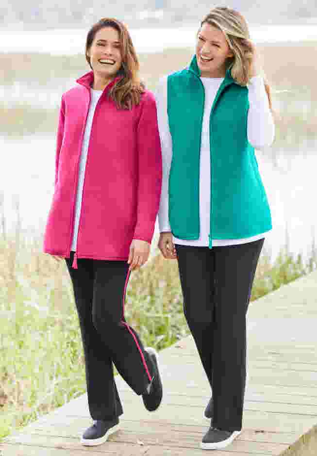Zip-Front Microfleece Jacket image number 8