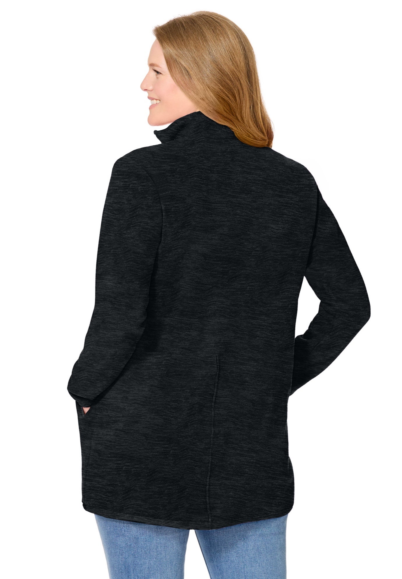 Zip-Front Microfleece Jacket image number 1