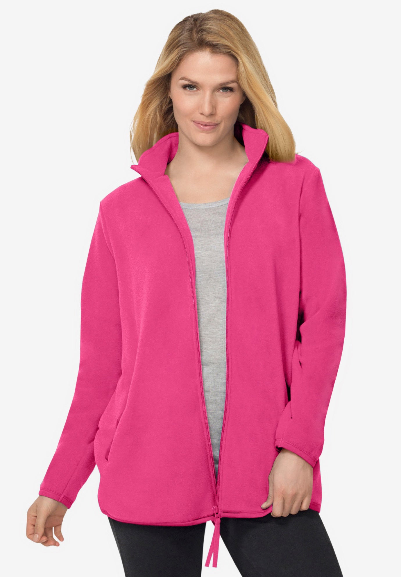 Zip-Front Microfleece Jacket image number 0