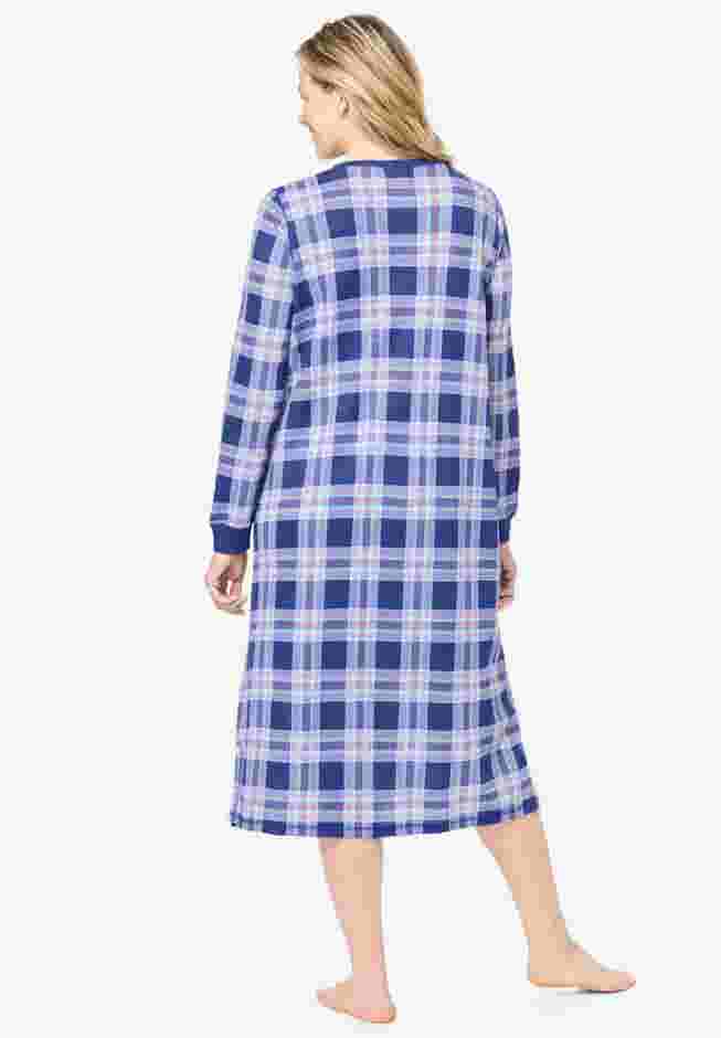 Thermal Henley Nightgown image number 1