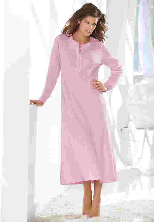 Thermal Henley Nightgown image number 2