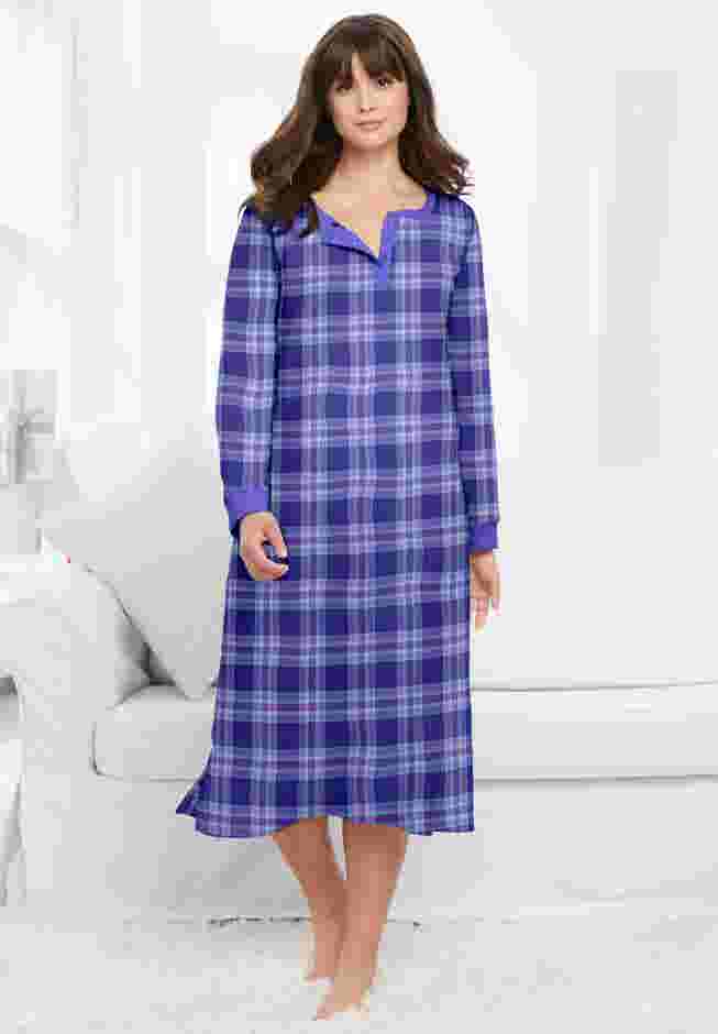 Thermal Henley Nightgown image number 0