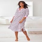 Thermal Henley Sleepshirt image number 0