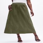 Stretch Denim Jegging Skirt image number null