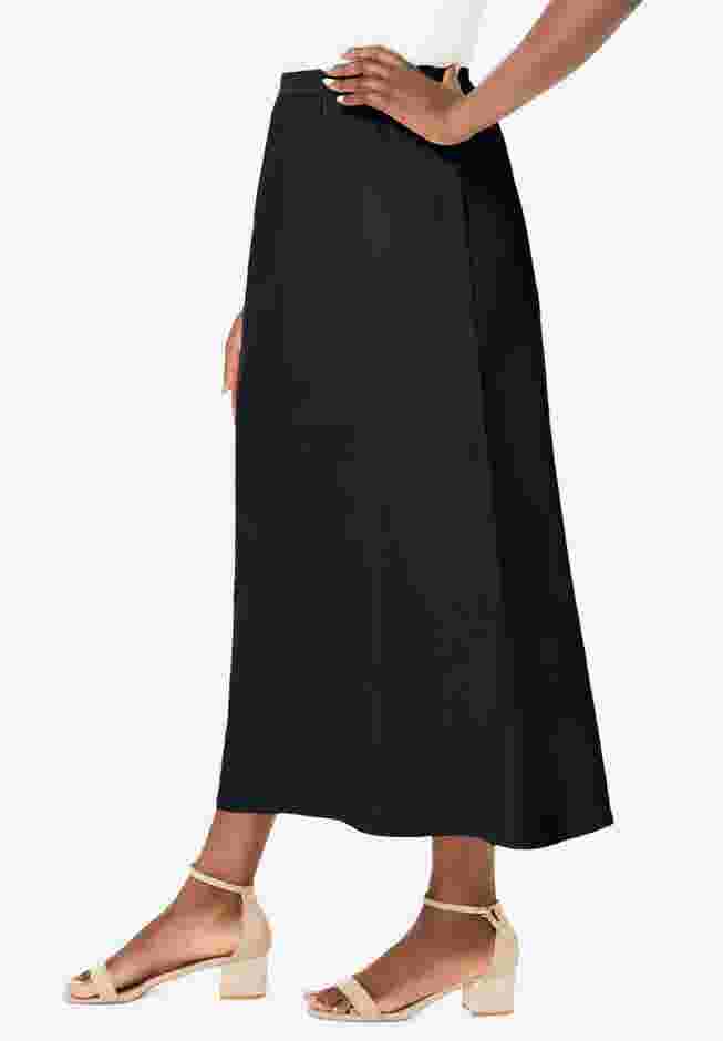 Stretch Denim Jegging Skirt image number 2
