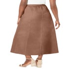 Stretch Denim Jegging Skirt image number null