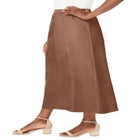 Stretch Denim Jegging Skirt image number null