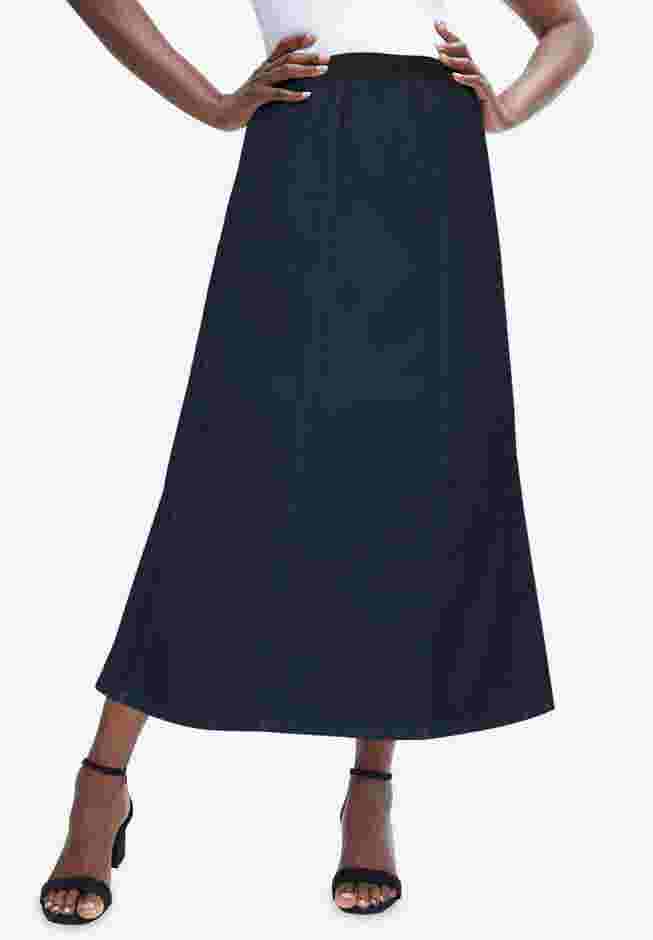 Stretch Denim Jegging Skirt image number 0