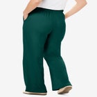 7-Day Knit Wide-Leg Pull-On Pants image number null