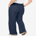 7-Day Knit Wide-Leg Pull-On Pants image number null