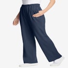 7-Day Knit Wide-Leg Pull-On Pants image number null