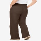 7-Day Knit Wide-Leg Pull-On Pants image number null
