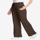 7-Day Knit Wide-Leg Pull-On Pants image number null