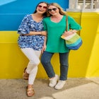 Straight-Leg Stretch Denim Five-Pocket Jeans image number null