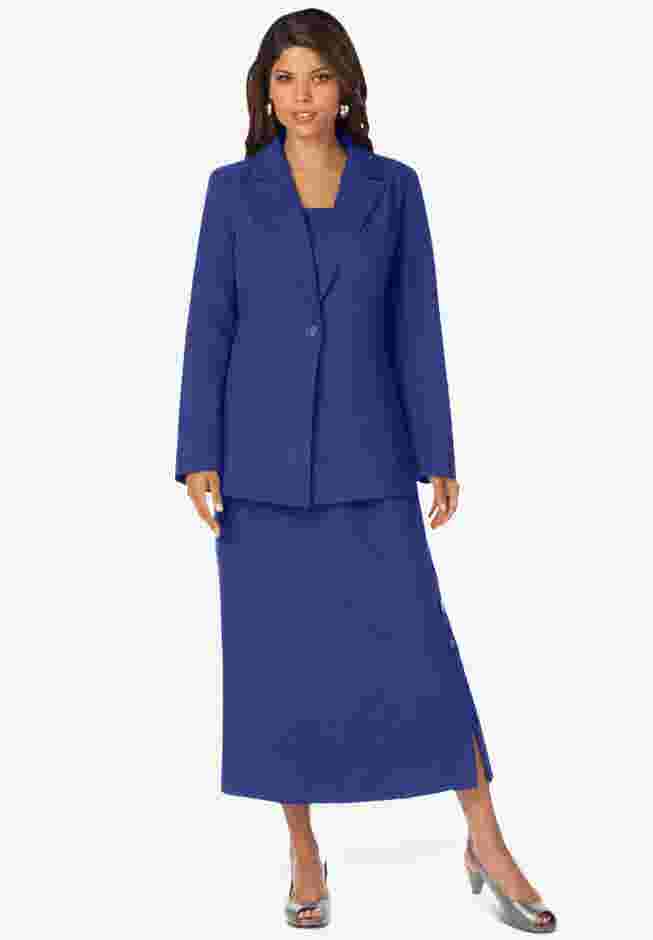Side Button Suit Jacket Dress image number 0