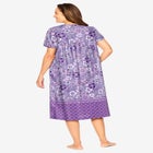 Short Print Shirred Lounger image number null