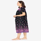 Short Print Shirred Lounger image number null