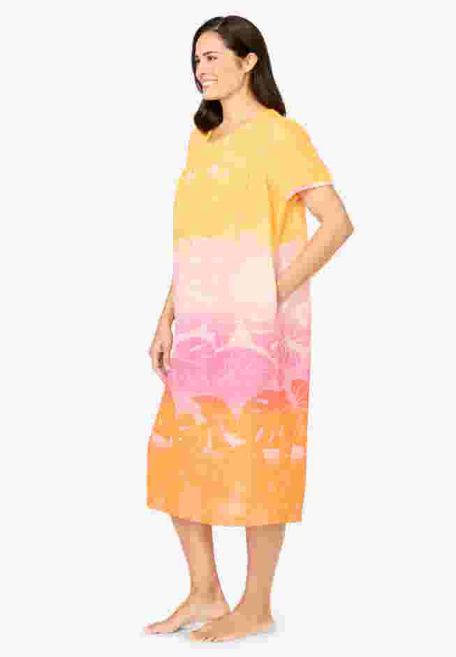 Short Print Shirred Lounger image number 2