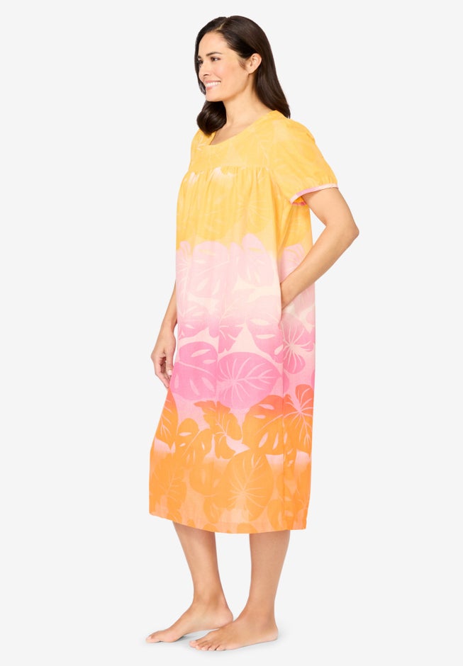 Short Print Shirred Lounger image number 2
