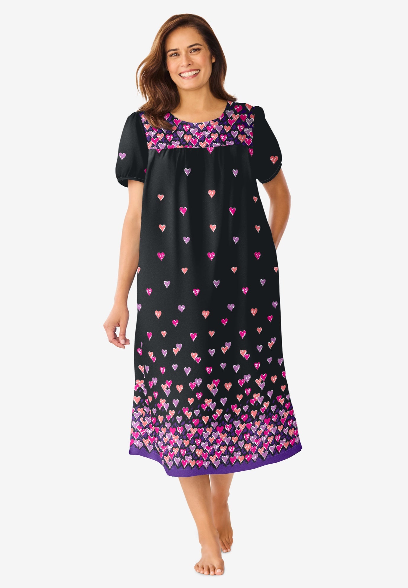 Short Print Shirred Lounger image number 0