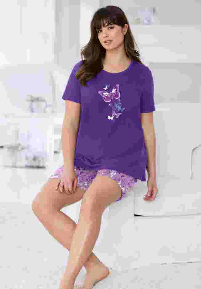Knit PJ Short Set image number 1